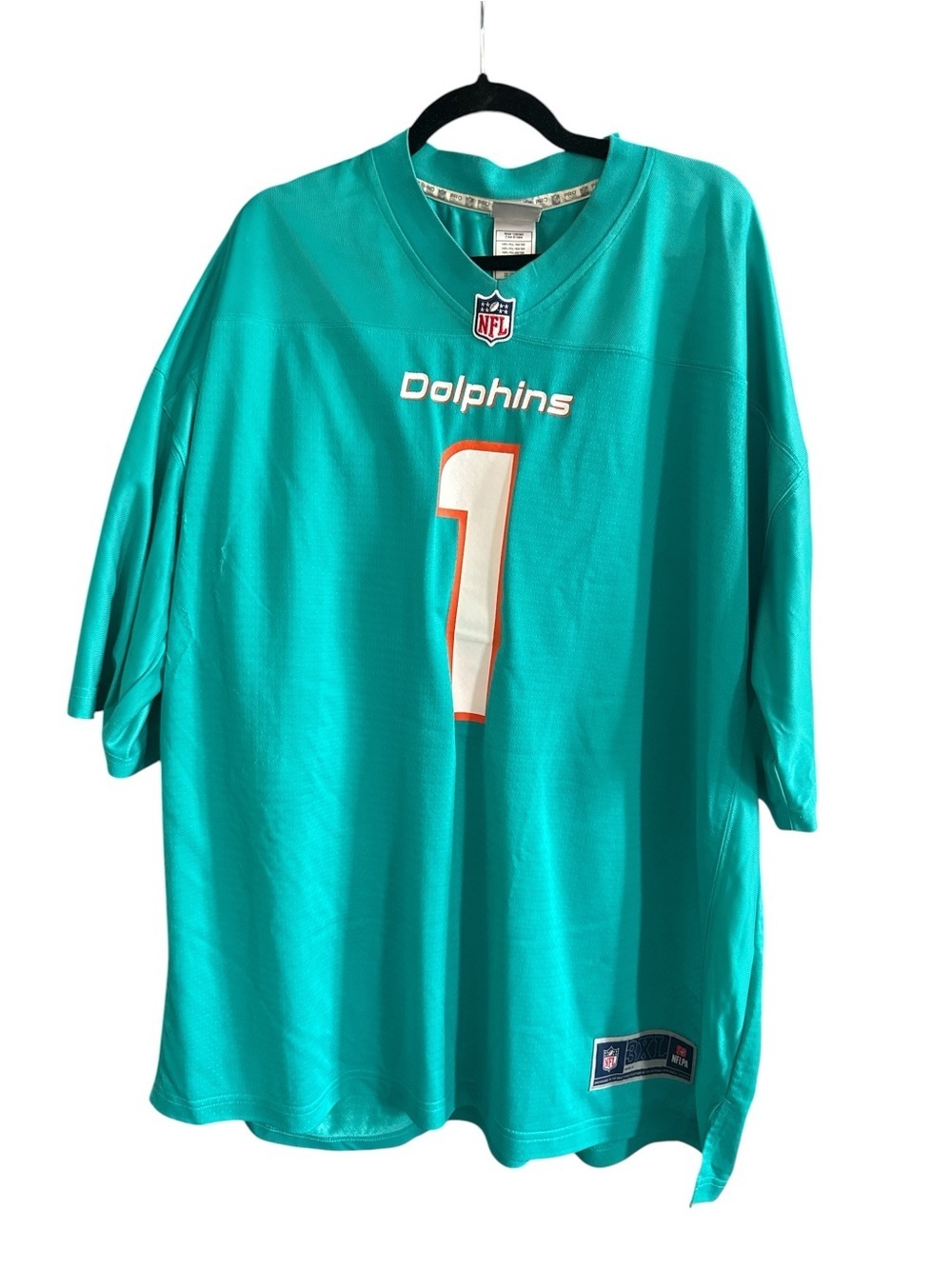 NFL Nike Men's Miami Dolphins #1 Tua Tagovailoa Game Jersey Size 3XL